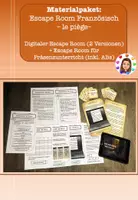 Vorschau - Spiele - Paket: Escape room/ La salle d'évasion: Le piège (Digital + Präsenz) - Deckblatt