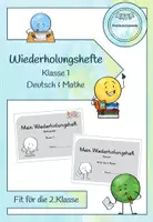 Vorschau - Arbeitsblätter - Materialpaket: Wiederholungshefte Klasse 1 Deutsch & Mathe - Deckblatt