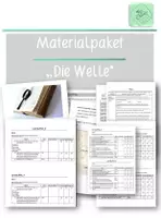 Vorschau - Stundenentwürfe - Materialpaket "Die Welle" - Deckblatt
