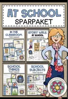 Vorschau - Stundenentwürfe - AT SCHOOL - MEGA MATERIALPAKET - Deckblatt