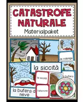 Vorschau - Arbeitsblätter - CATASTROFE NATURALE (Naturkatastrophen) - Materialpaket (Italienisch) - Deckblatt