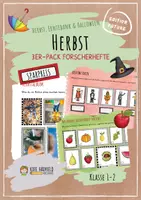 Vorschau - Arbeitsblätter - Im Herbst - 3er-Pack Forscherhefte - Herbst, Erntedank, Halloween - Deckblatt