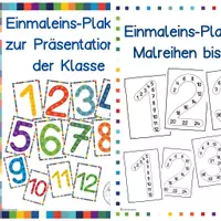 Vorschau - Fördermaterial/Inklusion - Materialpaket Einmaleins - Plakate - Deckblatt