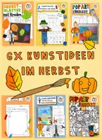 Vorschau - Stundenentwürfe - Kunst im Herbst, 6x Kunst im Herbst Paket - Deckblatt