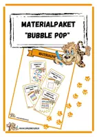 Vorschau - Arbeitsblätter - Bubble Pop Materialpaket (Spiel, Muster poppen, Vorlage bunt, Vorlage weiß) - Deckblatt