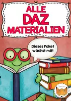 Vorschau - Arbeitsblätter - DaZ wachsendes Materialpaket - Deckblatt