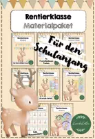 Vorschau - Bildkarten - Rentierklasse Materialpaket - Deckblatt