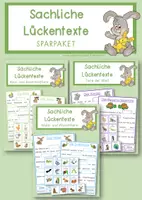 Vorschau - Stundenentwürfe - Sachliche Lückentexte – SET - Deckblatt