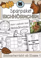 Vorschau - Unterrichtsreihen - Wachsendes SPARPAKET | Eichhörnchen | Sachunterricht - Deckblatt