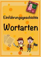 Vorschau - Unterrichtsreihen - Einführungsgeschichte Wortarten alle 3 Teile - Deckblatt
