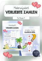 Vorschau - Arbeitsblätter - Materialpaket "Verliebte Zahlen" (Geschichte, Arbeitsheft, Zahlenpuzzle, Klatschspiel) - Deckblatt