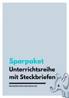 Vorschau - Arbeitsblätter - Sparpaket: Französische Unterrichtsreihe mit vielen Steckbriefen - Deckblatt