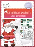 Vorschau - Arbeitsblätter - 🎅🏼 Großes Materialpaket I Weihnachten I Kl 1-3 - Deckblatt