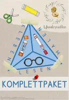 Vorschau - Arbeitsblätter - Wachsendes Sparpaket - LESEN, KLEBEN, MALEN - Deckblatt