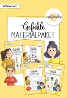 Vorschau - Unterrichtsreihen - Materialpaket -Gefühle (Lerntheke, Lesespaziergang, Lesespiele,...) - Deckblatt