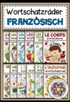 Vorschau - Mal- und Bastelvorlagen - WORTSCHATZRÄDER (Französisch) - SPARPAKET (wachsendes Paket) - Deckblatt