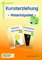 Vorschau - Mal- und Bastelvorlagen - Materialpaket - Schneeflocken, Dekoration Weihnachten - Deckblatt