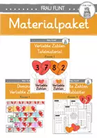 Vorschau - Arbeitsblätter - Verliebte Zahlen Mathe Klasse 1 - Materialpaket - Deckblatt