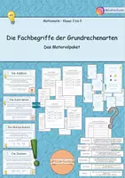 Vorschau - Arbeitsblätter - Materialpaket - Die Fachbegriffe der Grundrechenarten - Deckblatt