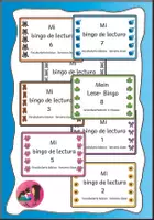 Vista previa - Unidades / Secuencias / Situaciones de Aprendizaje - Bingos de lectura de vocabulario básico para el tercer grado. - Portada