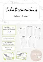 Vorschau - Arbeitsblätter - Inhaltsverzeichnis - Materialpaket - Deckblatt