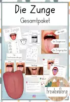 Vorschau - Arbeitsblätter - Die Zunge - Der Geschmackssinn - Gesamtpaket - Deckblatt