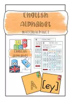 Vorschau - Arbeitsblätter - English alphabet - MATERIALPAKET - Deckblatt