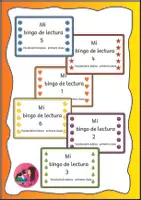 Vista previa - Unidades / Secuencias / Situaciones de Aprendizaje - Bingos de lectura vocabulario básico para el primer grado. - Portada