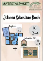 Vorschau - Unterrichtsreihen - Materialpaket Bach: Lapbook + Interaktive PDF - Deckblatt