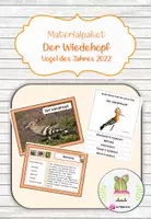 Vorschau - Arbeitsblätter - Materialpaket "Wiedehopf" Vogel des Jahres 2022 - Deckblatt