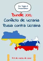 Vista previa - Hojas de trabajo - Paquete de materiales XXL: Conflicto de Ucrania: hojas de trabajo, planes de lecciones y eventos actuales (Rusia y Ucrania) - Portada