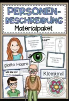 Vorschau - Arbeitsblätter - PERSONENBESCHREIBUNG - MATERIALPAKET - Deckblatt