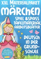 Aperçu - Préparation de séance / Séance complète - MÄRCHEN Materialpaket Deutsch / Allemand Sparpaket Deutsch / DAZ Grundschule BUNDLE - Page de couverture