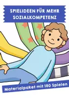 Vorschau - Spiele - Materialpaket - 180 Spielideen für mehr Sozialkompetenz - Deckblatt