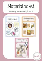 Vorschau - Arbeitsblätter - Materialpaket Einführung der Umlaute - Deckblatt
