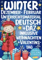 Vorschau - Stundenentwürfe - WINTER / Weihnachten XXL Bundle DEUTSCH - Deckblatt