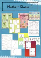 Vorschau - Stundenentwürfe - Materialpaket - Mathe Klasse 1 - Deckblatt