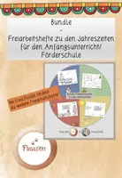 Vorschau - Arbeitsblätter - Materialpaket/Bundle Freiarbeitshefte zu den Jahreszeiten Anfangsunterricht/Förderschule - Deckblatt