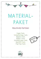 Vorschau - Arbeitsblätter - Materialpaket Abschreib-Karteien - Deckblatt
