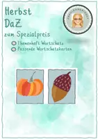 Vorschau - Arbeitsblätter - Herbst 2 in 1 Paket - Deckblatt