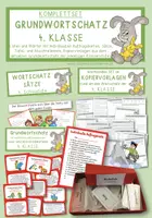 Vorschau - Arbeitsblätter - Grundwortschatz der 4. Klasse - mitwachsendes Sparpaket - Deckblatt