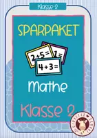 Vorschau - Unterrichtsreihen - Mathe Klasse 2 – Mega Sparpaket (Rechnen bis 100, Arbeitshefte, Kartei, Spiele & Material) - Deckblatt