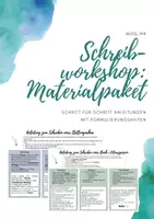 Vorschau - Stundenentwürfe - Schreibworkshop - Wachsendes Materialpaket - Deckblatt