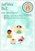 Vorschau - Arbeitsblätter - Gefühle 2 in 1 Paket - Deckblatt