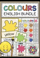 Vista previa - Hojas de trabajo - COLOURS - ENGLISH BUNDLE - Portada