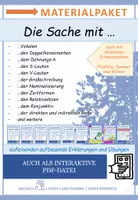 Vorschau - Arbeitsblätter - "Die Sache mit..." - Materialpaket Arbeitshefte - Deckblatt