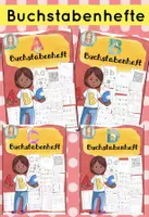 Vorschau - Unterrichtsreihen - Buchstabenhefte | Klasse 1 | Buchstabeneinführung | Anfangsunterricht - Deckblatt