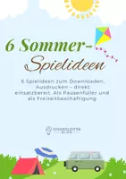 Vorschau - Spiele - Bundle: 8 Sommer-Spiele zum Ausdrucken und direkt loslegen - Deckblatt