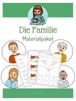 Vorschau - Arbeitsblätter - Materialpaket: Die Familie - Legematerial, Arbeitsblätter - Deckblatt
