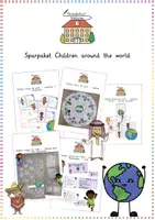 Vorschau - Arbeitsblätter - Children around the world: Sparpaket - Englisch - Kl. 3/4 (Landeskunde) - Deckblatt